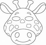 Mask Animal Jungle Templates Masks Printable Giraffe Template Paper Plate Zoo Safari Kids Coloring Animals Crafts Pages Elephant Freekidscrafts Cutouts sketch template