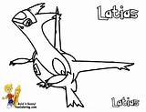 Coloring Latias Latios Pages Pokemon Excellent Getcolorings Coloriage Getdrawings Printable sketch template