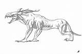 Thanator Pandora Creature Animals Drawings Sketches Therisingsoul Aufbruch Nach Tiere Mythical Side Zeichnen Leonopteryx sketch template