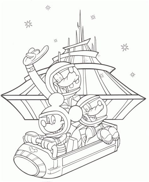 coloring pages disneyland coloring home