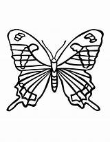 Butterfly Coloring Pages Unusual Winged sketch template