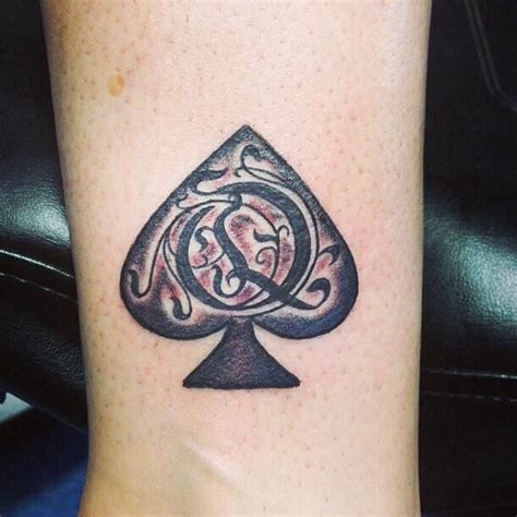 pin on queen of spades tattoos