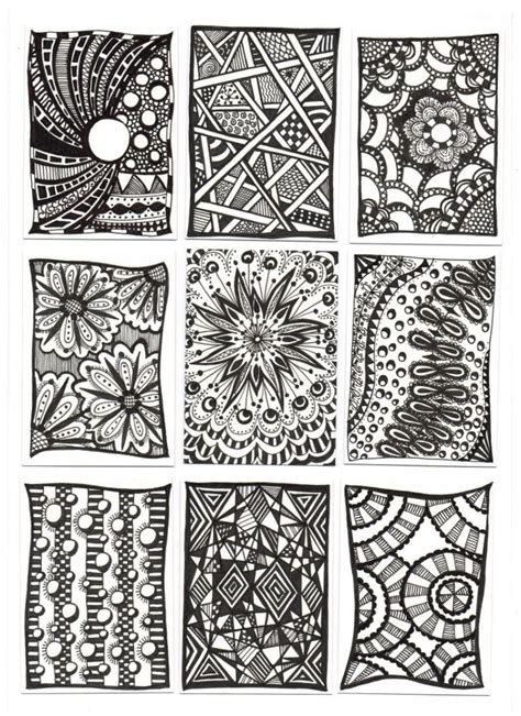 images  zentangle patterns  pinterest abstract