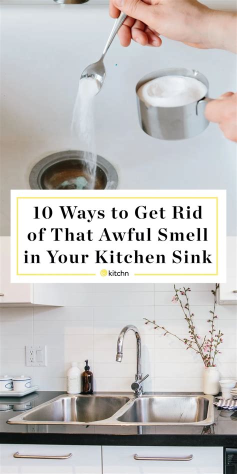 ways   rid   awful smell   kitchen sink