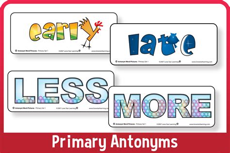 antonym word pictures lone star learning