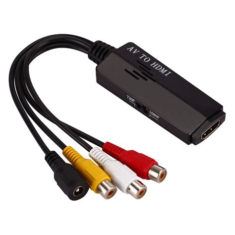 grwibeou hd p av  hdmi converter adapter composite audio  video cvbs  hdmi converter