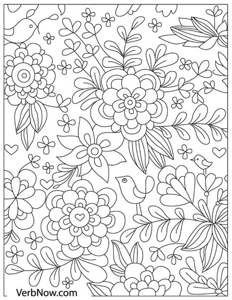 flowers coloring pages   printable  verbnow