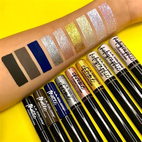 la colors liquid eyeliner collection obsession cosmetics