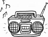 Radio Clipart Dibujo Negro Blanco Outline Kids Sound Drawing Radios Cassette Google Vector Buscar Con Clip Timeline Evolution Social Timetoast sketch template