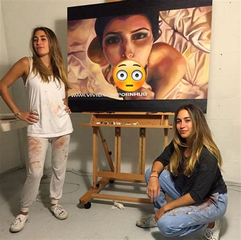 These Twins Painted A Series Of Nsfw Stills From Kim Kardashian S Sex