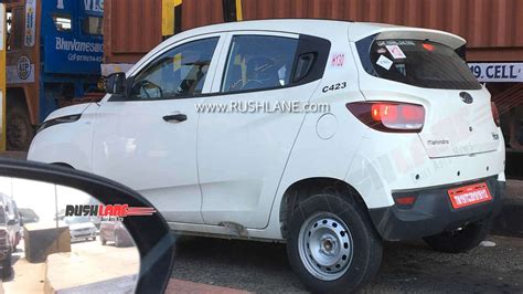 2020 Mahindra Kuv100 Bs6 Cng Spied On Test Launch Soon