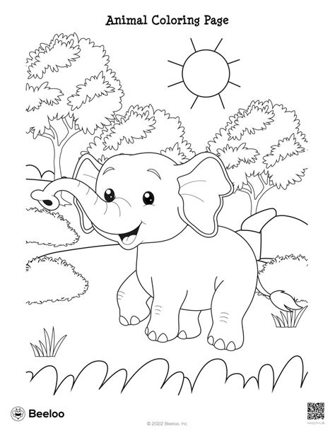 animal coloring page beeloo printable crafts  kids nwyrmj