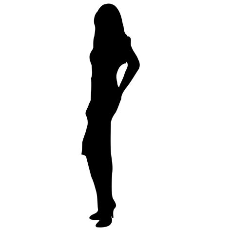 female silhouette png  getdrawings