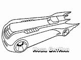 Batmobile Pages Coloring Getcolorings Lovely Color sketch template