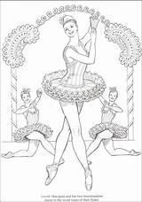 Ballet Dance Coloring Pages Nutcracker Book Ballerina 발레리나 Barbie Sheets Copeland 색칠 Dancer Class 공부 Colouring Printable 발레 Kids Adult sketch template