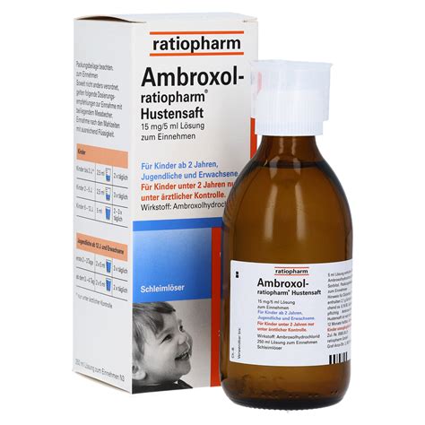 erfahrungen zu ambroxol ratiopharm hustensaft  milliliter