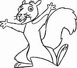 Benny Coloring Wild Pages Animal Disney Squirrel Happy Wecoloringpage sketch template