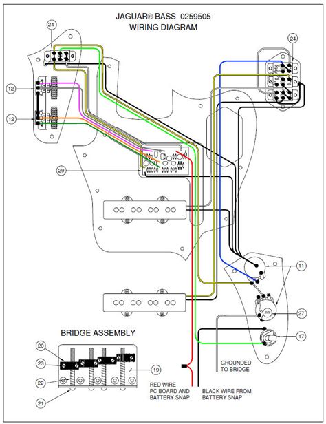 squier vintage modified jaguar wiring diagram