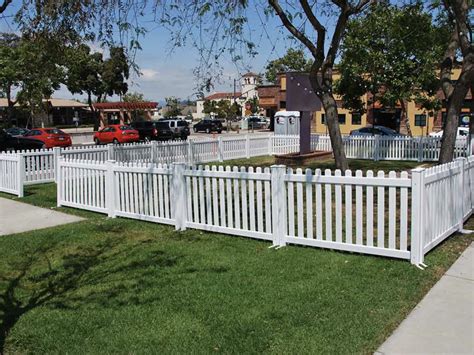 temporary vinyl picket fencing fence ideas site
