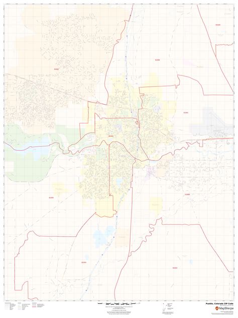 Pueblo Co Zip Code Map