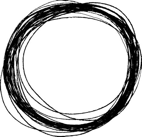 scribble circle png transparent onlygfxcom