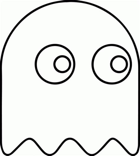 pac man ghost eyes template printable  pacman ghost halloween