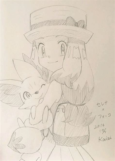 serena pokemon sketch pokemon drawings pokemon coloring pages