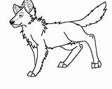 Dog Wild African Coloring Lineart Drawing Getcolorings Deviantart Print Easy sketch template