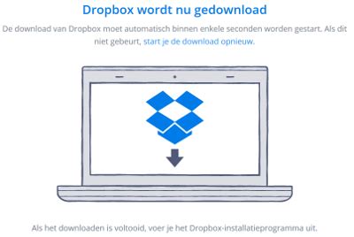 dropbox installeren dropbox inloggen