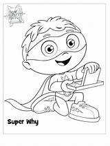 Coloring Super Why Pages Printable Pbs Kids Sheets Party Color Print Birthday Readers Drawing Book Dibujos Getcolorings Para Joker Presto sketch template