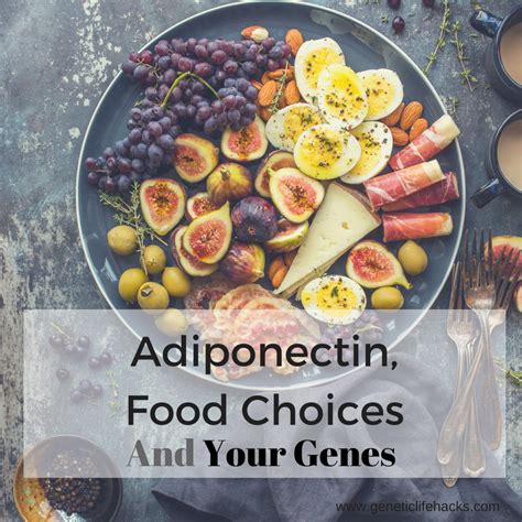 adiponectin levels food choices  genetics genetic