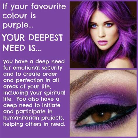 °purple ~ According To The Psychology Of Colour Your