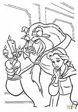Beast Beauty Coloring Pages Lumière Lumiere Printable Coloringpagesonly Coloringpages1001 Disney sketch template