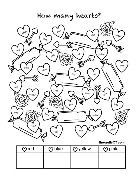 valentines day  printable worksheets templates printable