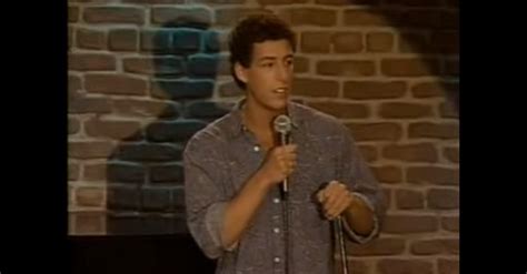 young adam sandler predicts   success   classic stand  clip