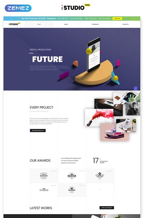 html theme design studio