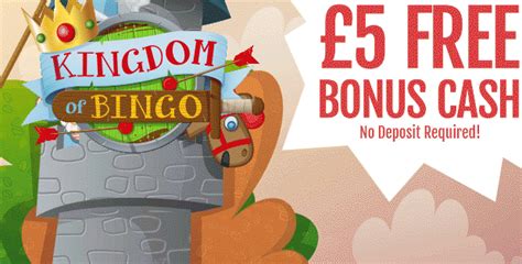 kingdom bingo £5 bonus cash no deposit big bonus bingo
