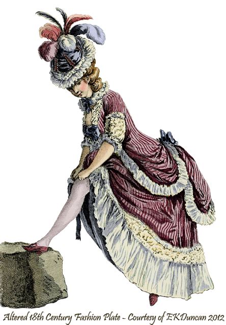 Late 18th Century French Fashions Stockings With Images