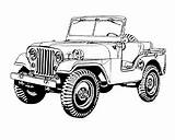 Jeep Coloring Vintage Drawing Drawings Car 4x4 Book Willys Pages Truck Cars Jeeps Gif Safari Cartoon Silhouette Books Trucks Tattoo sketch template