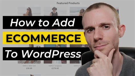 add ecommerce  wordpress website  methods youtube