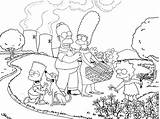 Simpsons Simpson Coloriage Colorir Dessin Imprimer Os Comunidad Coloriages Iluminar Familia Piquenique Bart Scaricare Colora Cinque Colorier Designlooter Nothing Colo sketch template
