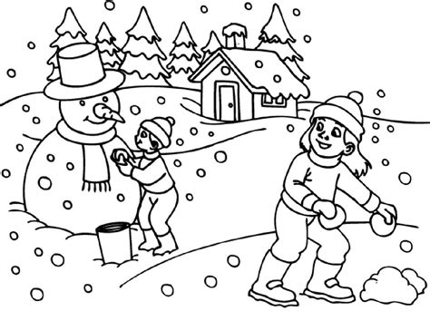 winter coloring pages  kids worksheet educative printable