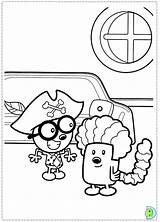 Wow Wubbzy Dinokids Coloring Close Pages sketch template