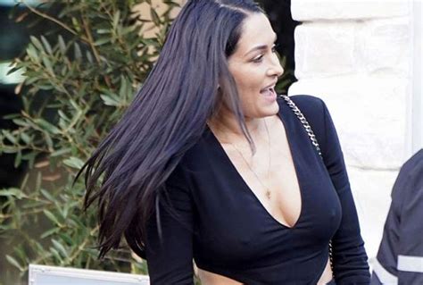 nikki bella cleavage was seen too many times scandal planet