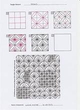 Tangle Zentangle sketch template