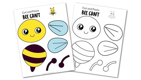 printable bee template