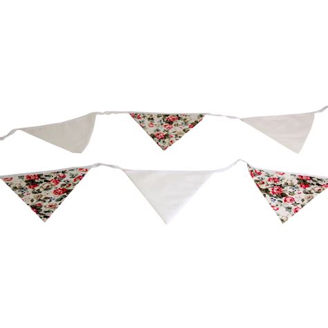bunting floral    flags multi occasions bulk groves