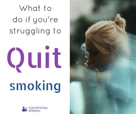 what to do if you re struggling to quit smoking hypnotherapy directory