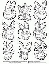 Coloring Pages Pokemon Sylveon Getcolorings Color Printable sketch template