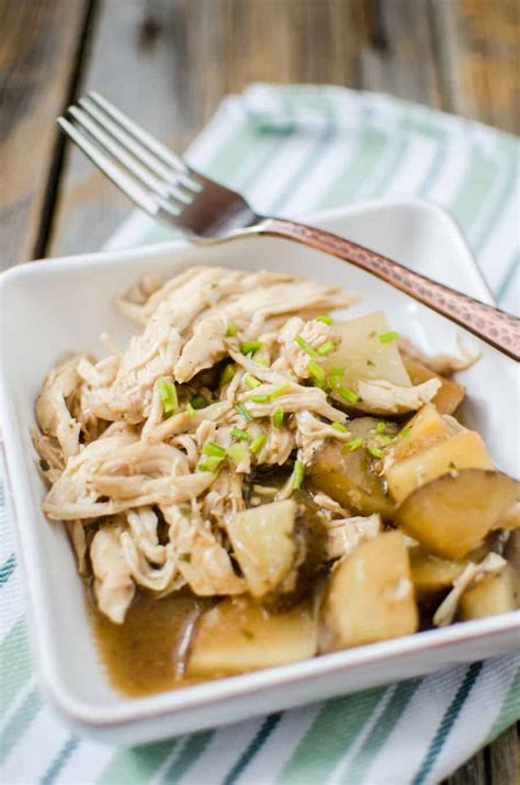 Slow Cooker Mississippi Chicken And Potatoes
